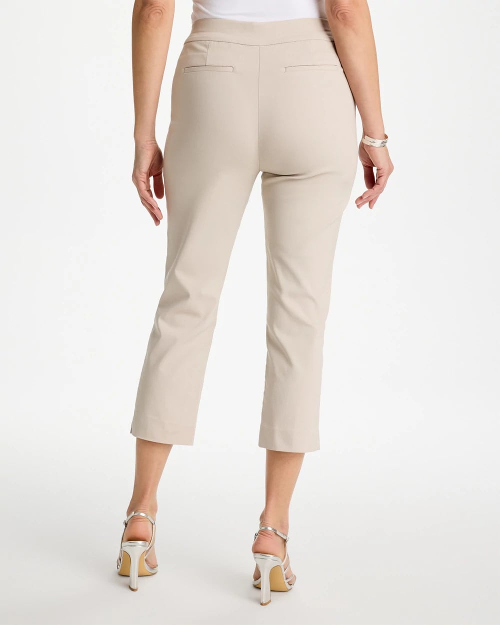 Chico's Great Value - Brigitte™ Slim Pull-On Crop Pant Smokey Taupe