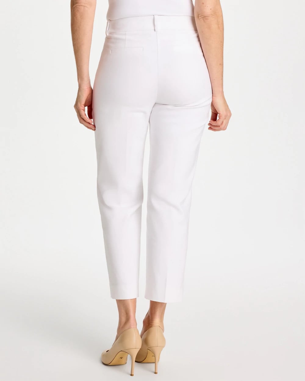 Chico's Quality - Emme Slim Ankle Pants Alabaster