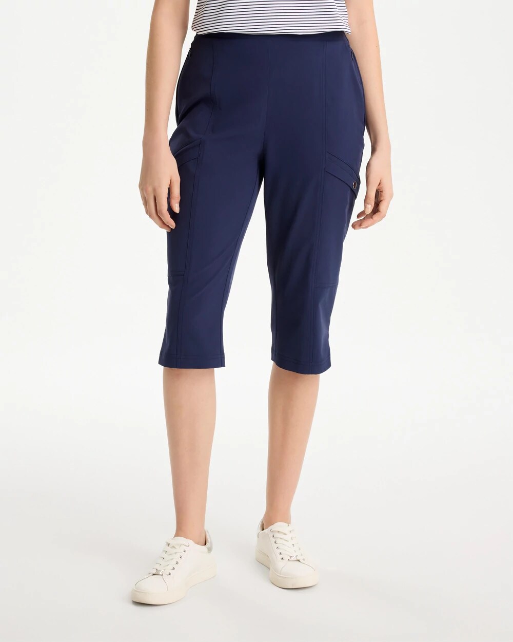 Chico's Classic - Zenergy® UPF Pedal Pusher Pants Passport Blue