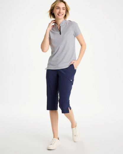 Chico's Classic - Zenergy® UPF Pedal Pusher Pants Passport Blue
