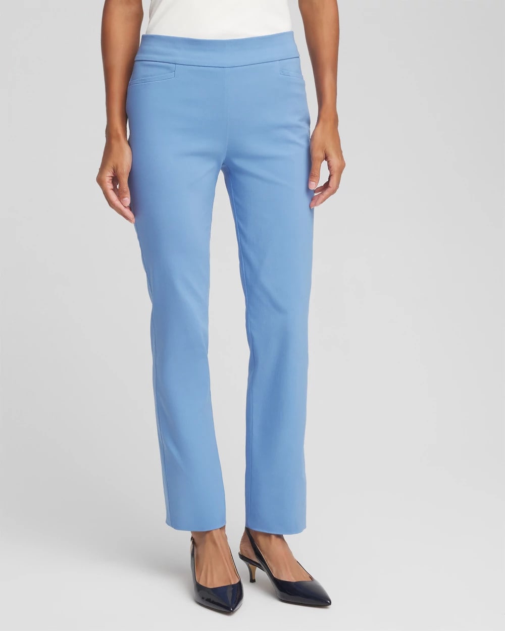 Chico's Value - Brigitte™ Slim Pull-On Pants Tidal Blue