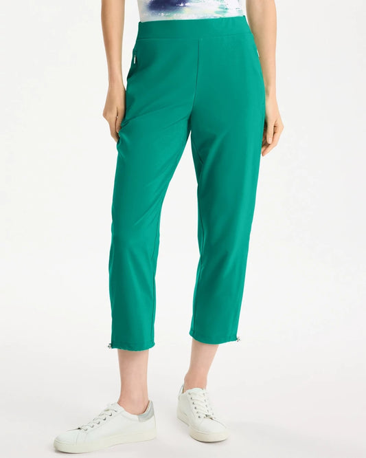 Chico's Featured - Zenergy® UPF Bungee Crop Pant Topanga Green