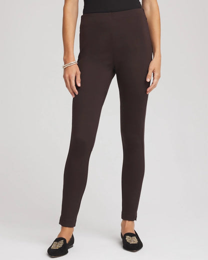 Chico's Hot Sale - Juliet Slim Zip-Ankle Leggings Cocoa Bean