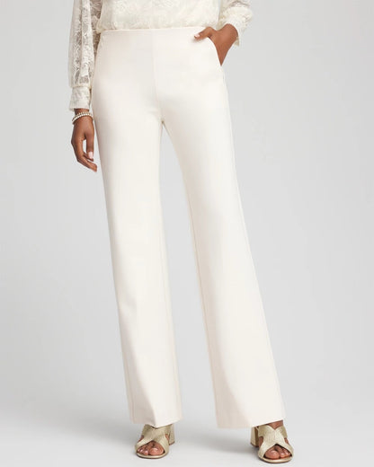Chico's Premium - Juliet Wide Full Length Pant English Cream