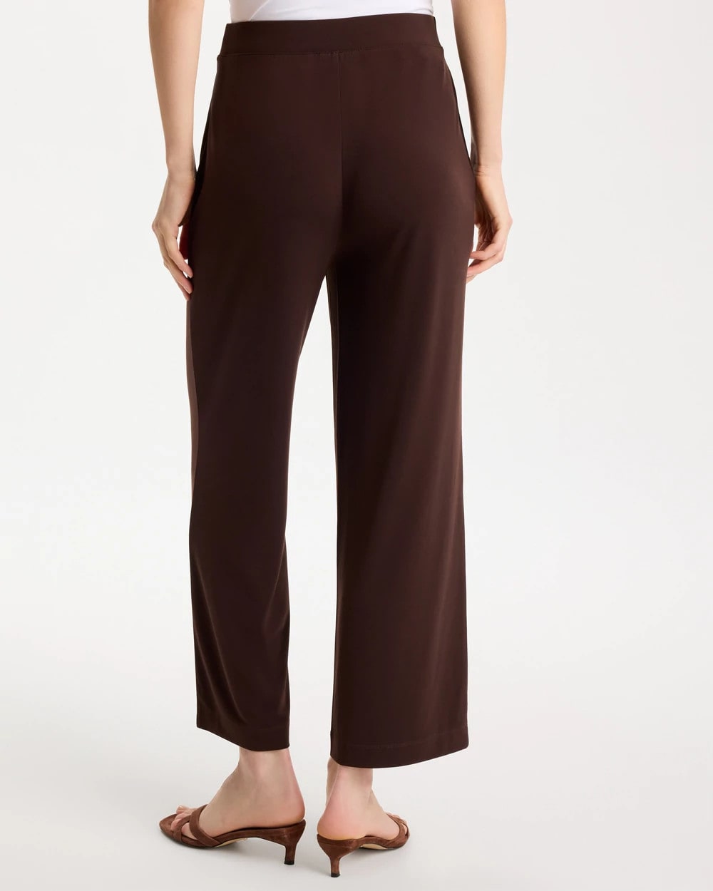 Chico's Top Pick - Travelers™ Knit Cropped Pants Cocoa Bean