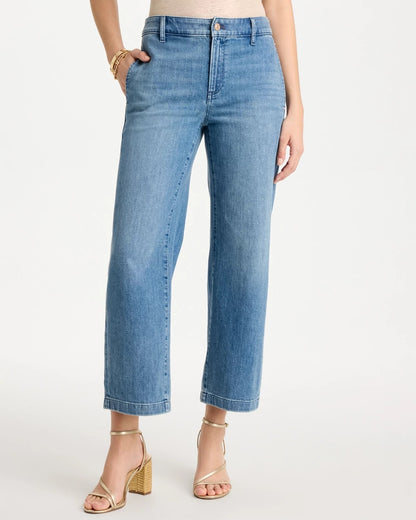 Chico's Classic - Straight Crop Trouser Jeans Monaco Indigo