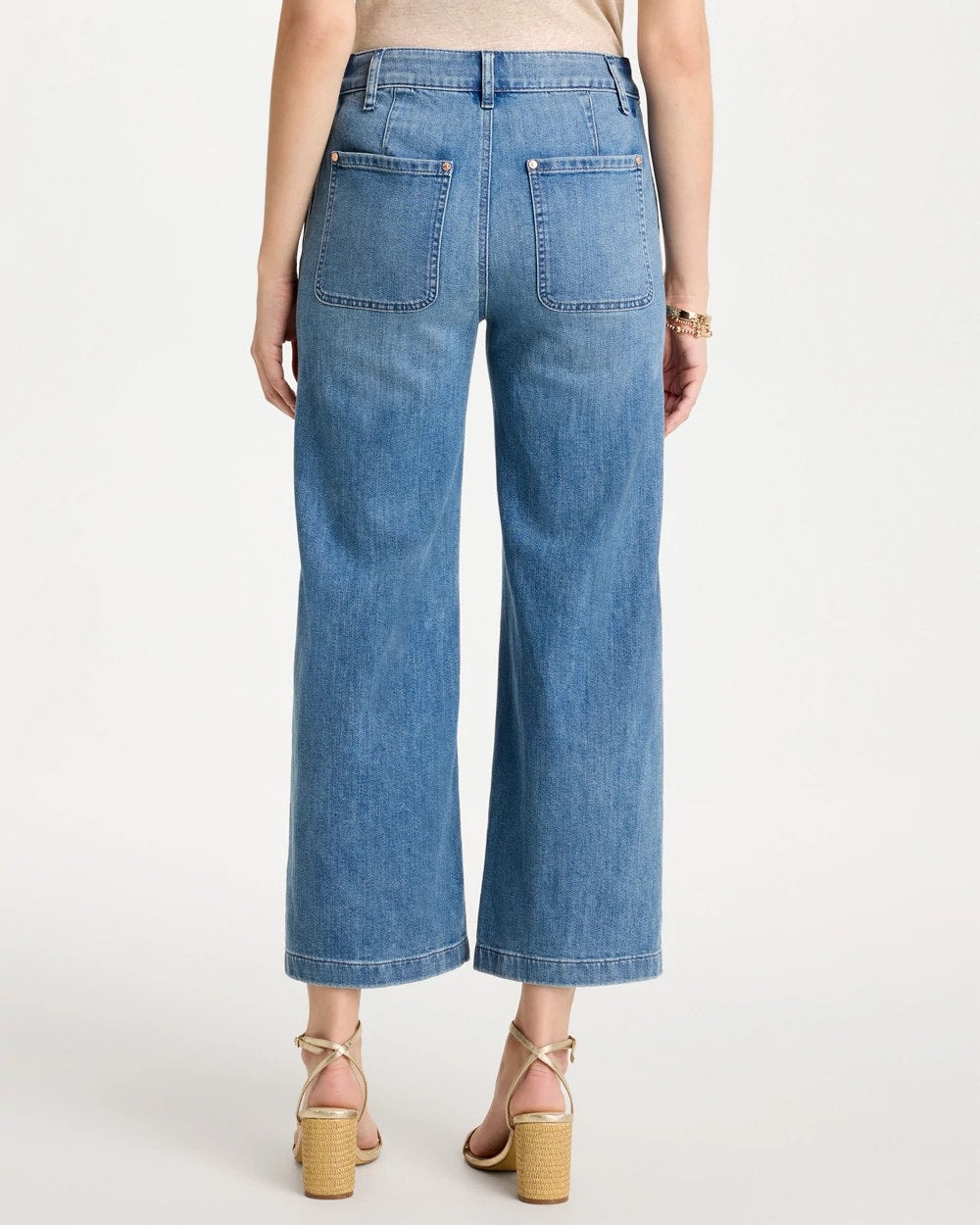 Chico's Classic - Straight Crop Trouser Jeans Monaco Indigo