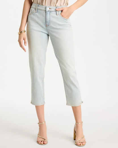 Chico's Trusted - Girlfriend Slim Capri Jeans Beachcomber Indigo