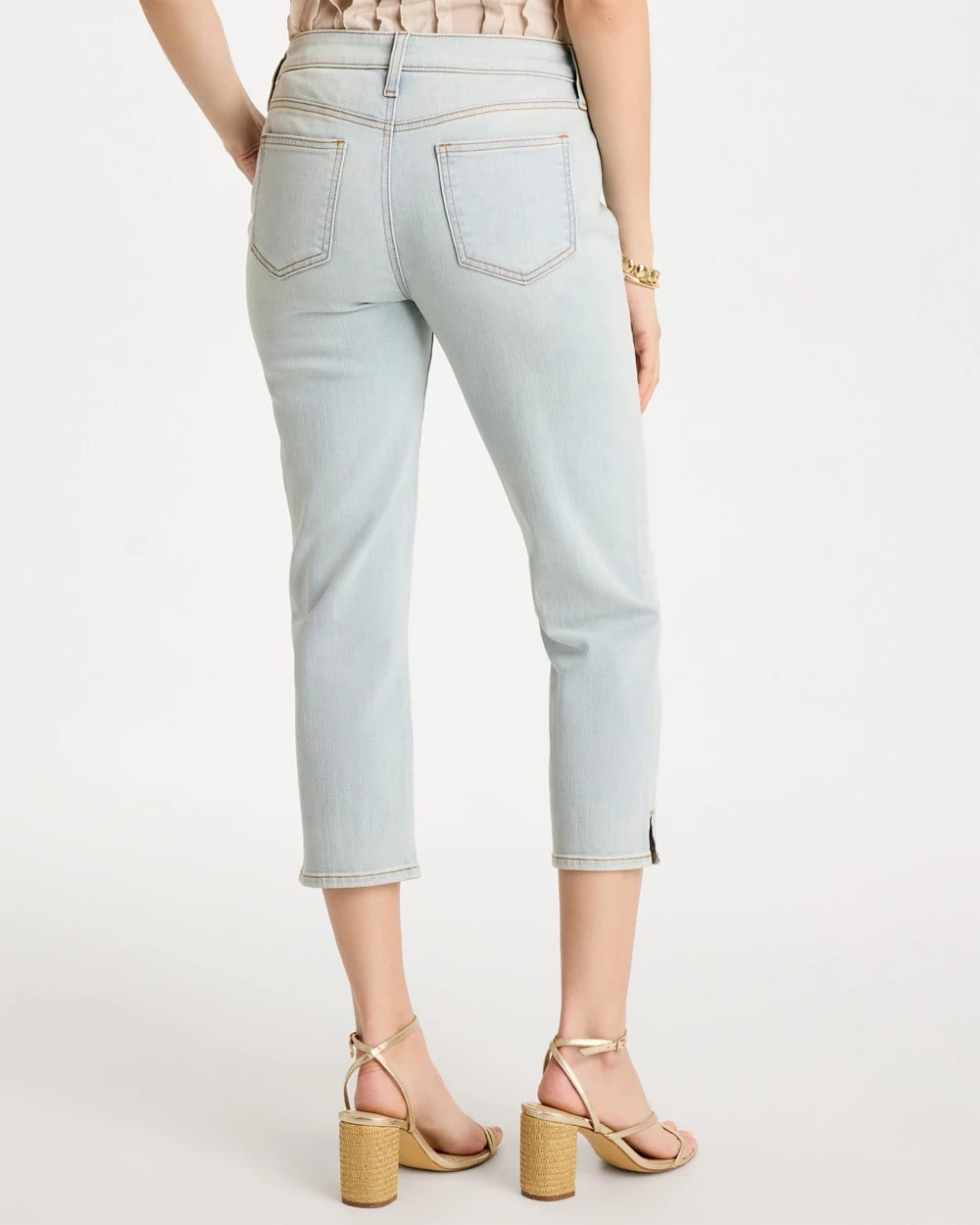 Chico's Trusted - Girlfriend Slim Capri Jeans Beachcomber Indigo