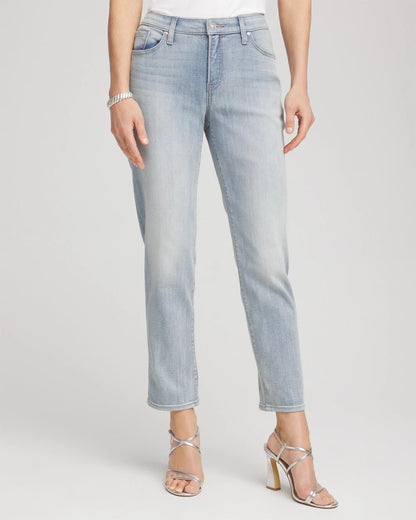 Chico's Value - Girlfriend Slim Cropped Jeans Shasta Indigo