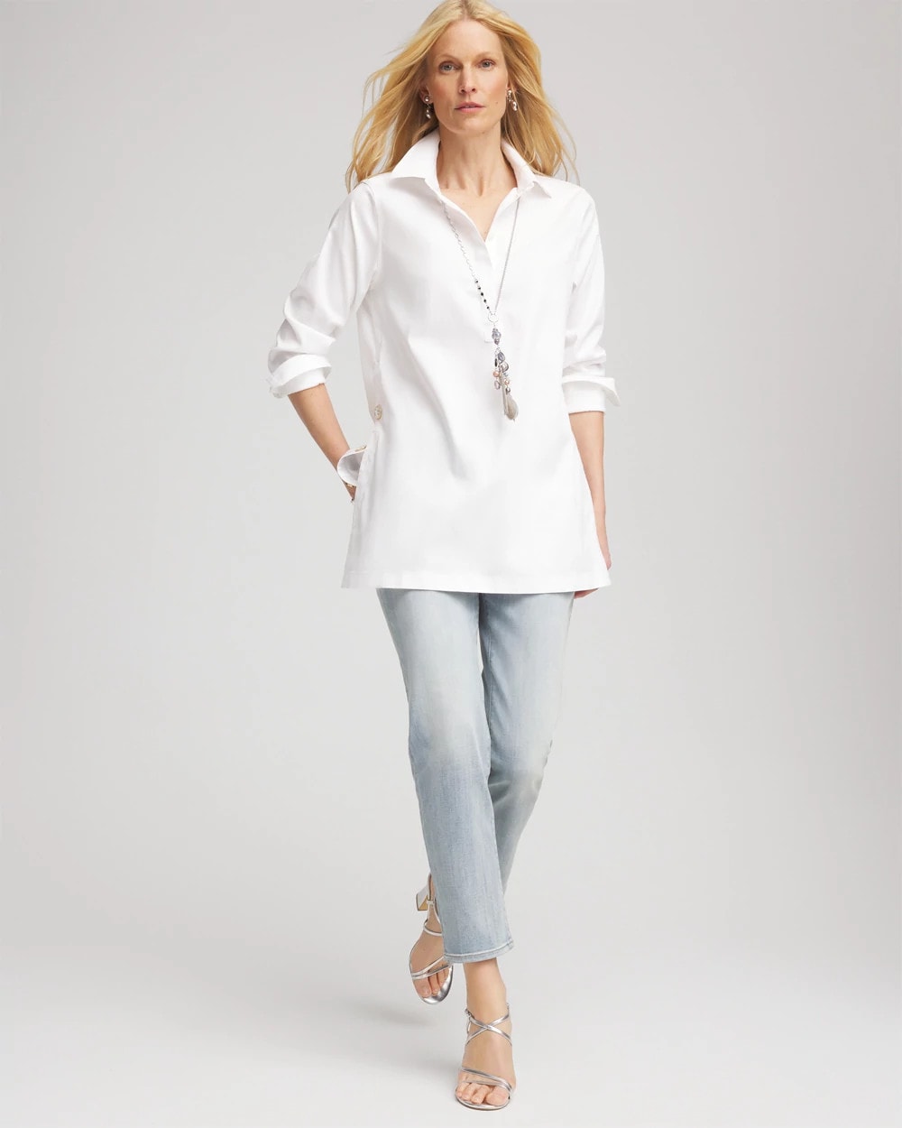 Chico's Value - Girlfriend Slim Cropped Jeans Shasta Indigo