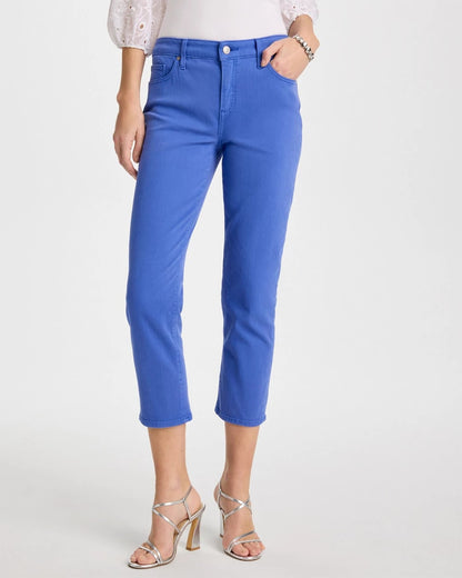 Chico's Trending - Girlfriend Slim Cropped Jeans Amparo Blue