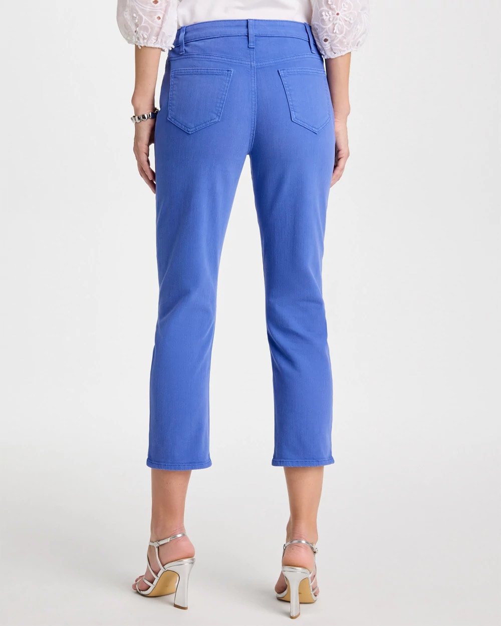 Chico's Trending - Girlfriend Slim Cropped Jeans Amparo Blue