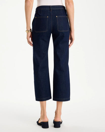 Chico's Signature - Straight Crop Trouser Jeans Cedar Rinse