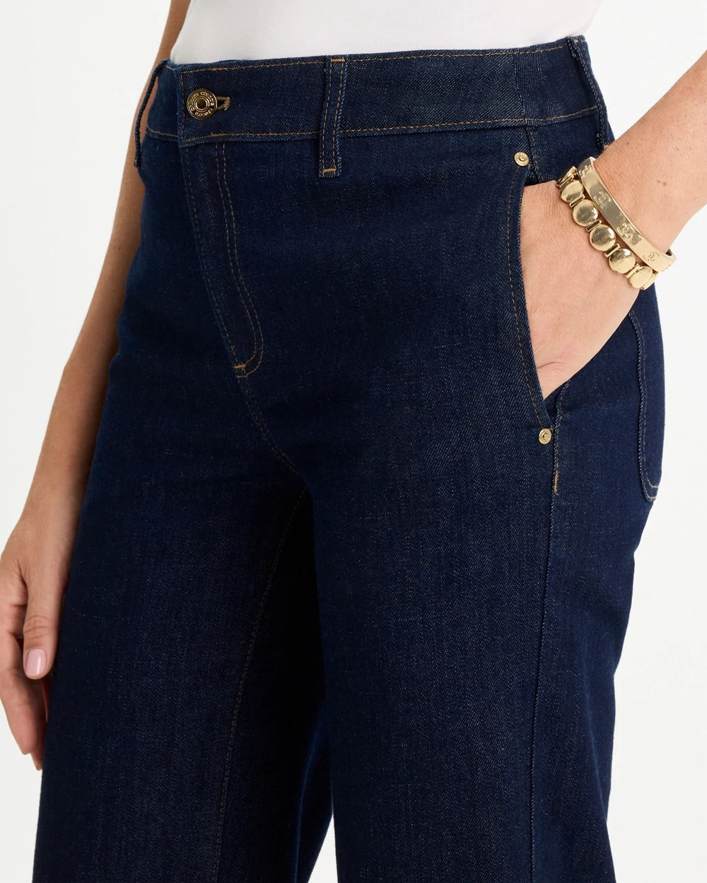 Chico's Signature - Straight Crop Trouser Jeans Cedar Rinse