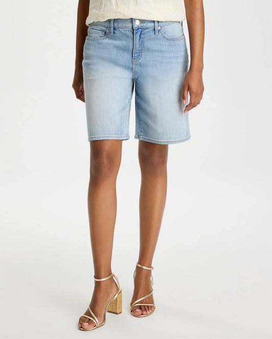 Chico's Value - Girlfriend Slim Indigo Jean Shorts Shasta Indigo