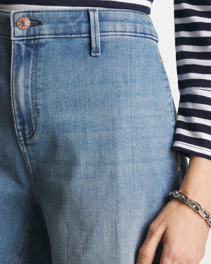 Chico's Best Price - Denim Trouser Shorts Monaco Indigo