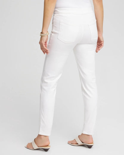 Chico's Best Price - Pull-On Ankle Jeggings Alabaster