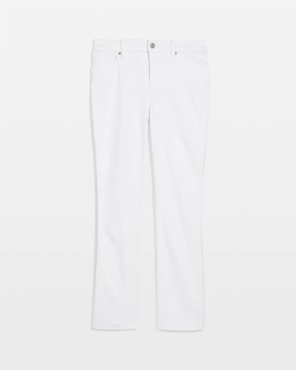 Chico's Featured - Cropped Girlfriend Kick Flare Jeans Alabaster