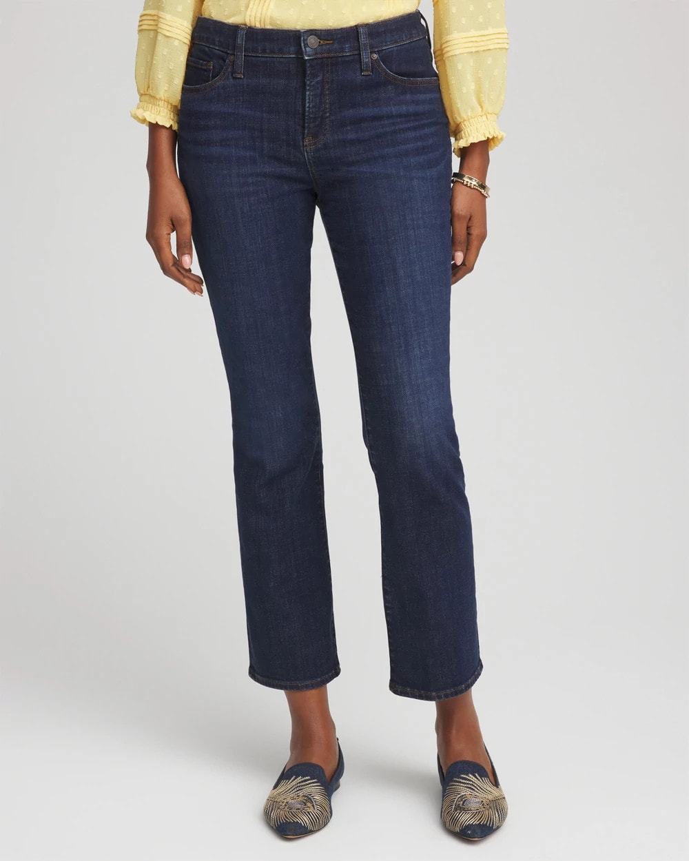Chico's Trending - Girlfriend Kick Flare Jeans Dark Sapphire Indigo
