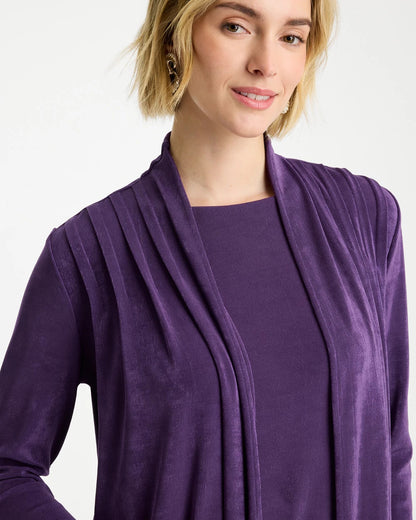 Chico's Smart Buy - Travelers™ Pleat Front Jacket Rich Amethyst