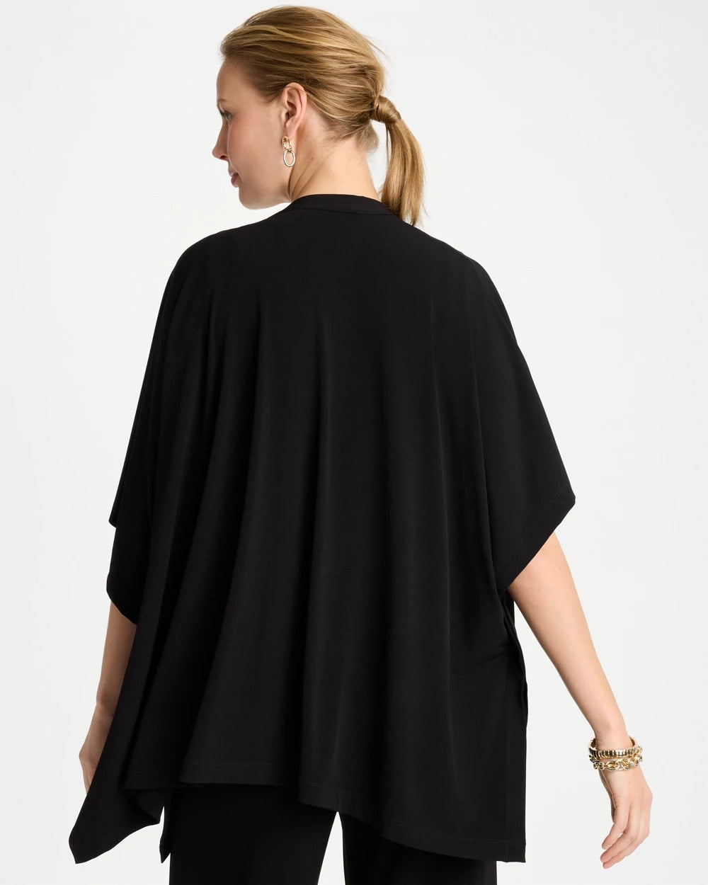 Chico's Trusted - Travelers™ Knit Cape Cardigan Black