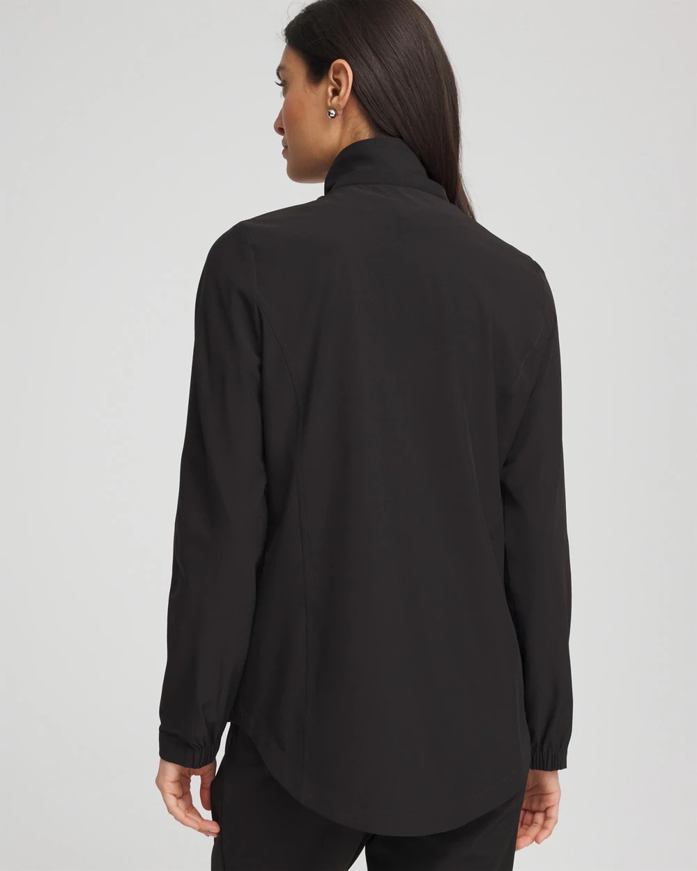 Chico's Discount - Zenergy® UPF Zip Front Jacket Black