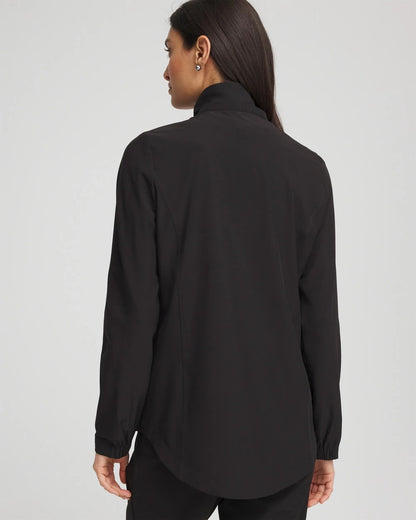 Chico's Discount - Zenergy® UPF Zip Front Jacket Black