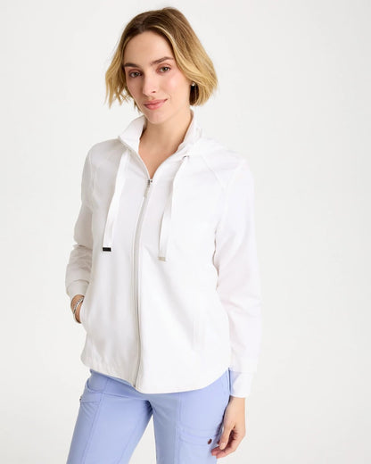 Chico's Discount - Zenergy® UPF Rib-Mix Connie Jacket Alabaster