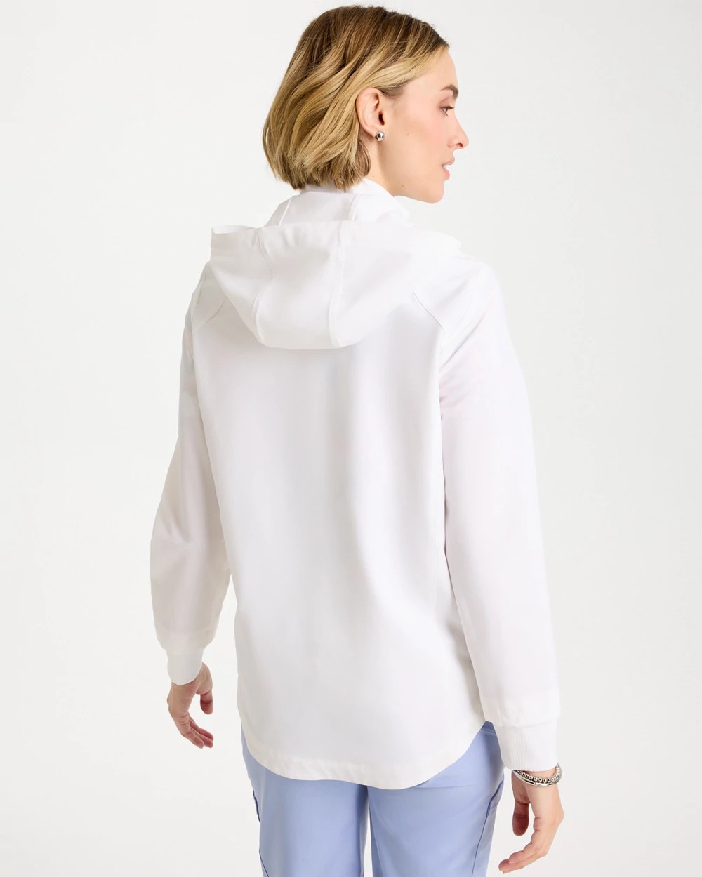Chico's Discount - Zenergy® UPF Rib-Mix Connie Jacket Alabaster