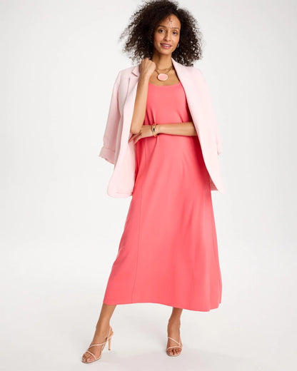 Chico's Hot Sale - Seamed Knit Dress Calypso Coral