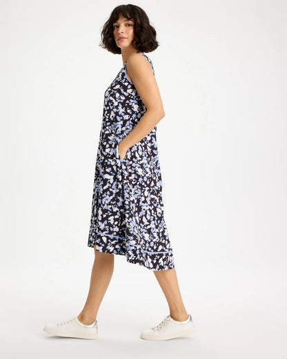 Chico's Latest - Zenergy® UPF Posh Dots Midi Dress Blue Muse