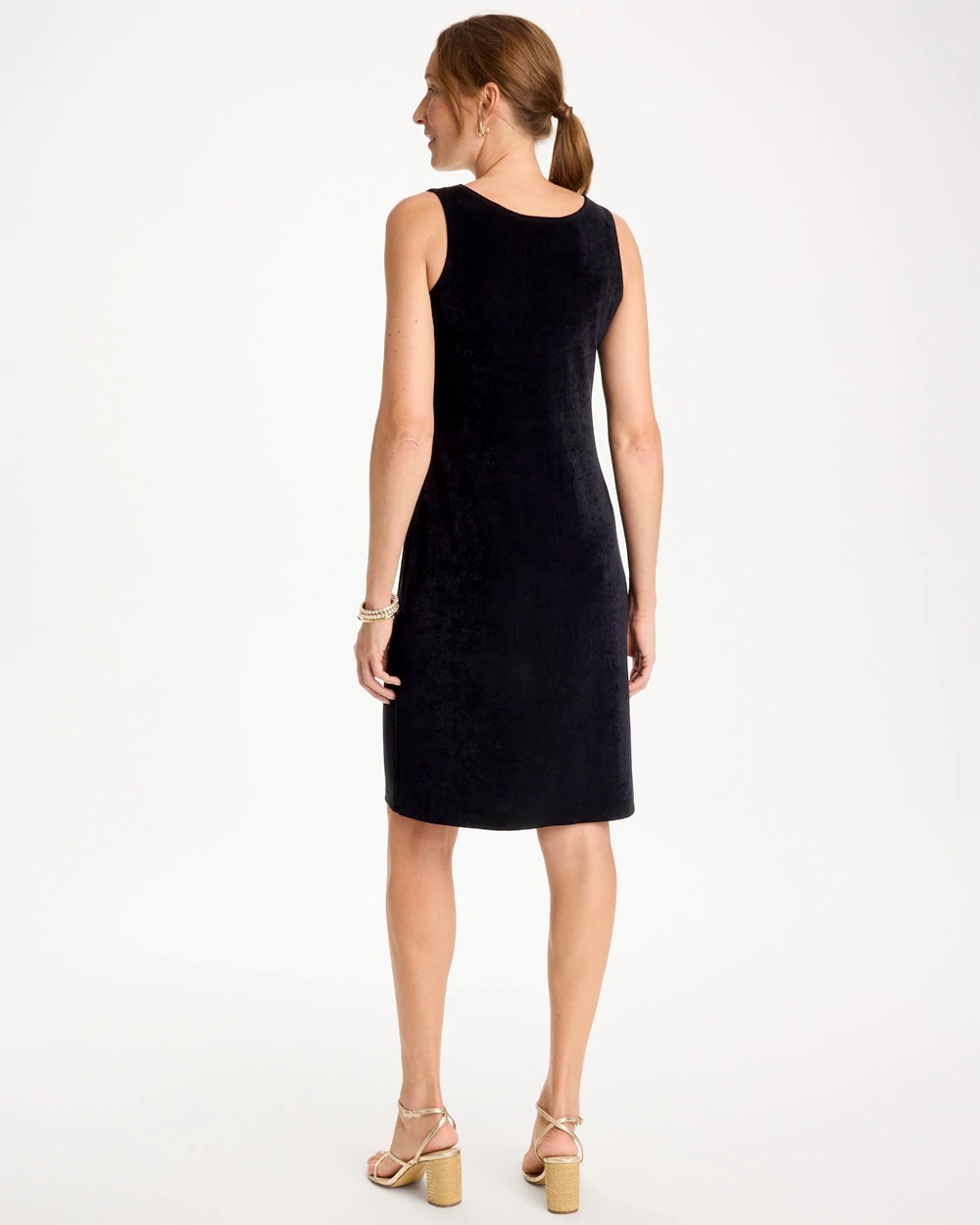 Chico's Exclusive - Travelers™ Short Tank Dress Travelers Black