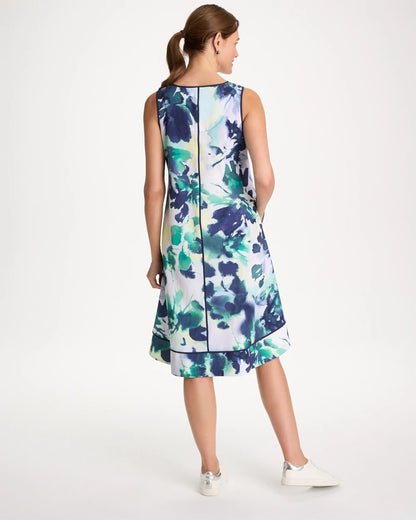 Chico's Featured - Zenergy® UPF Floral Midi Dress Topanga Green