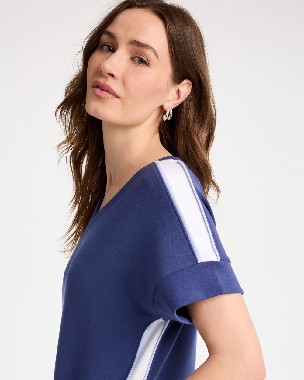 Chico's Deals - Zenergy® Soft Contrast Dress Starlit Navy