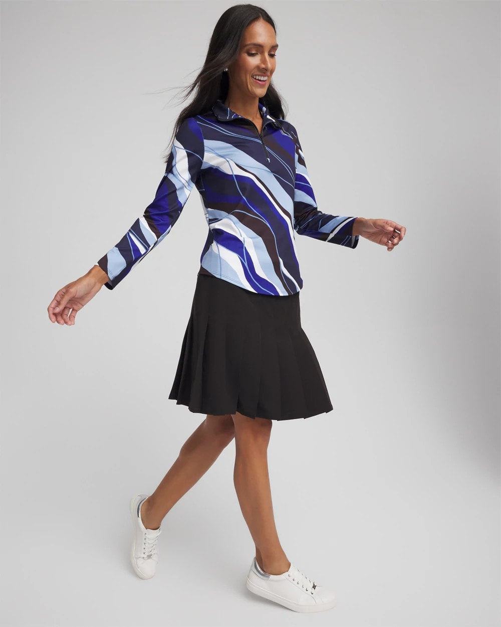 Chico's Recommended - Zenergy® UPF Pleated Skort Black