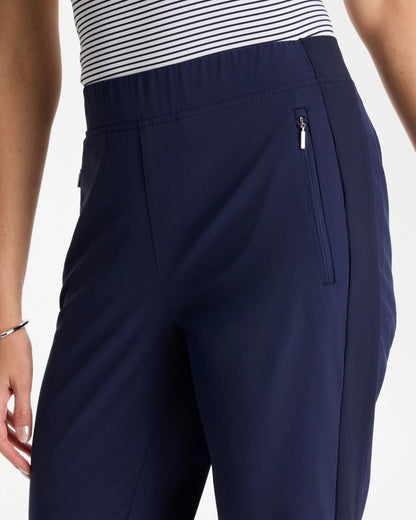 Chico's Discount - Zenergy® UPF Rib Mix Ankle Pants Passport Blue