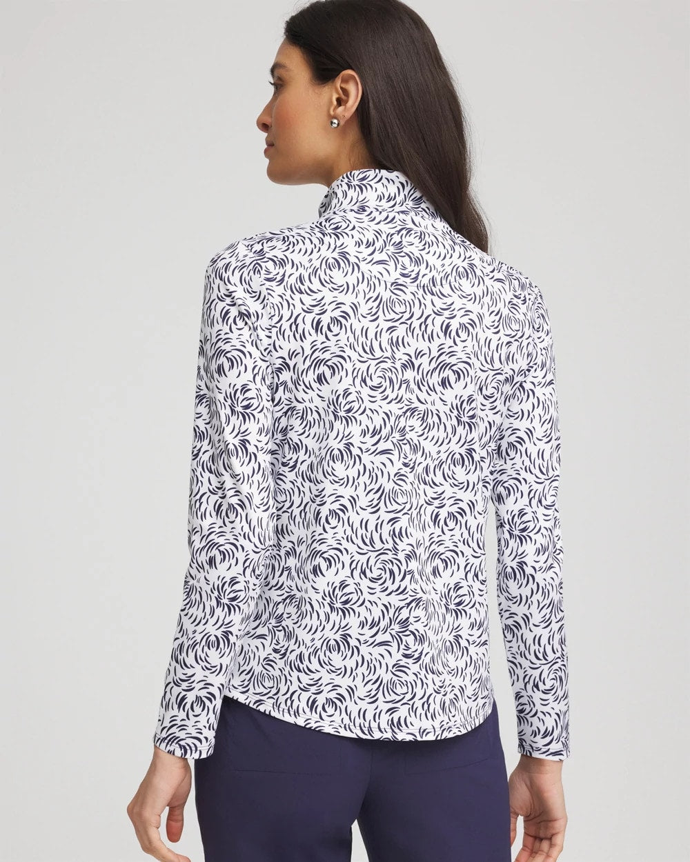 Chico's Essential - Zenergy® UPF Palma Pullover Passport Blue