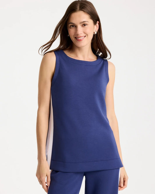 Chico's Latest - Zenergy® Soft Contrast Tank Starlit Navy