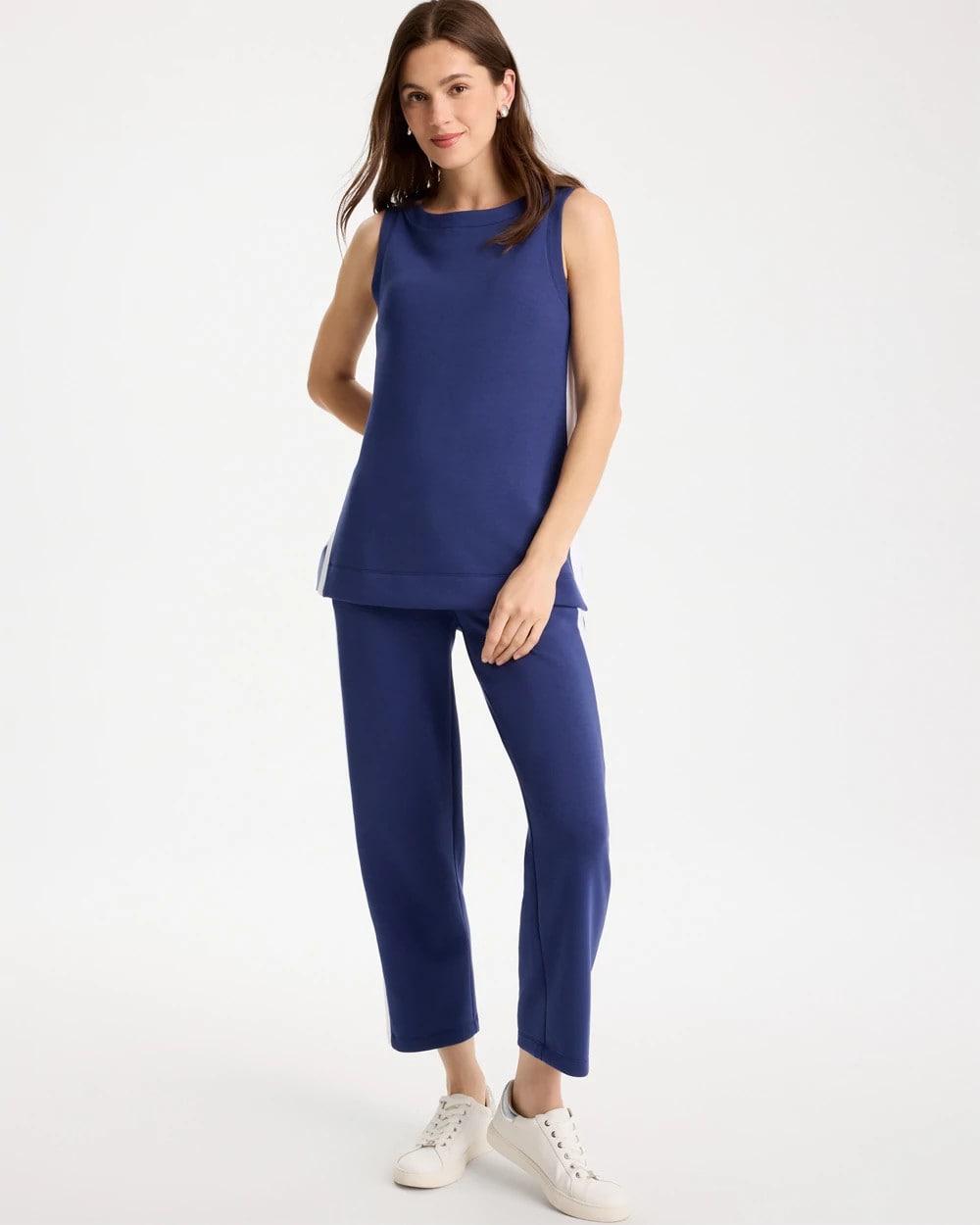 Chico's Latest - Zenergy® Soft Contrast Tank Starlit Navy