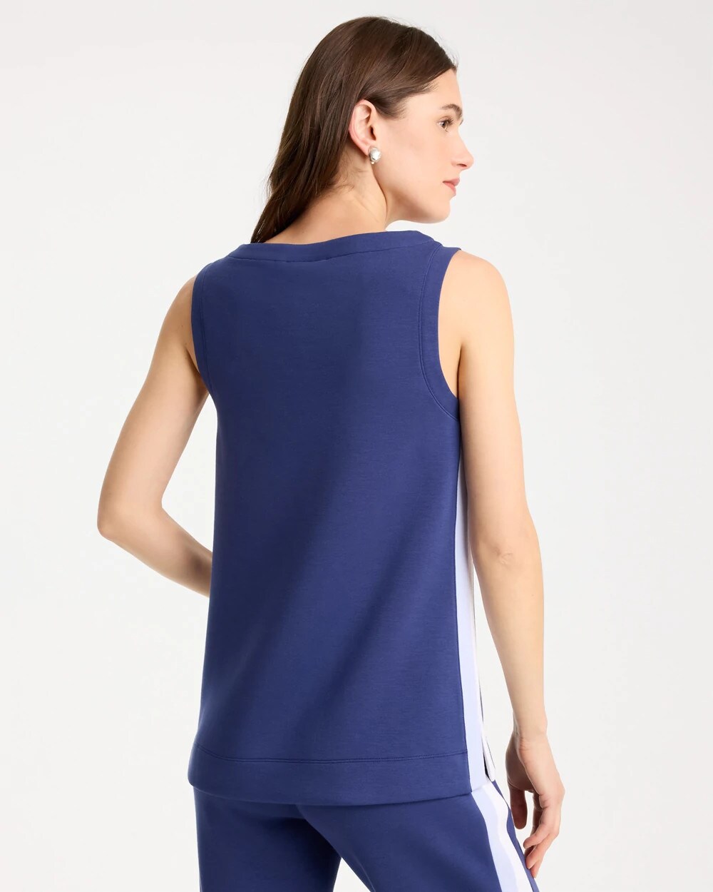 Chico's Latest - Zenergy® Soft Contrast Tank Starlit Navy