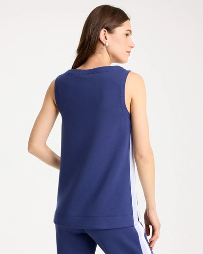 Chico's Latest - Zenergy® Soft Contrast Tank Starlit Navy