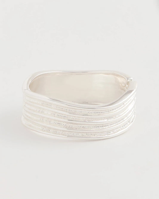 Chico's Value - Silvertone Cuff Bracelet Silver