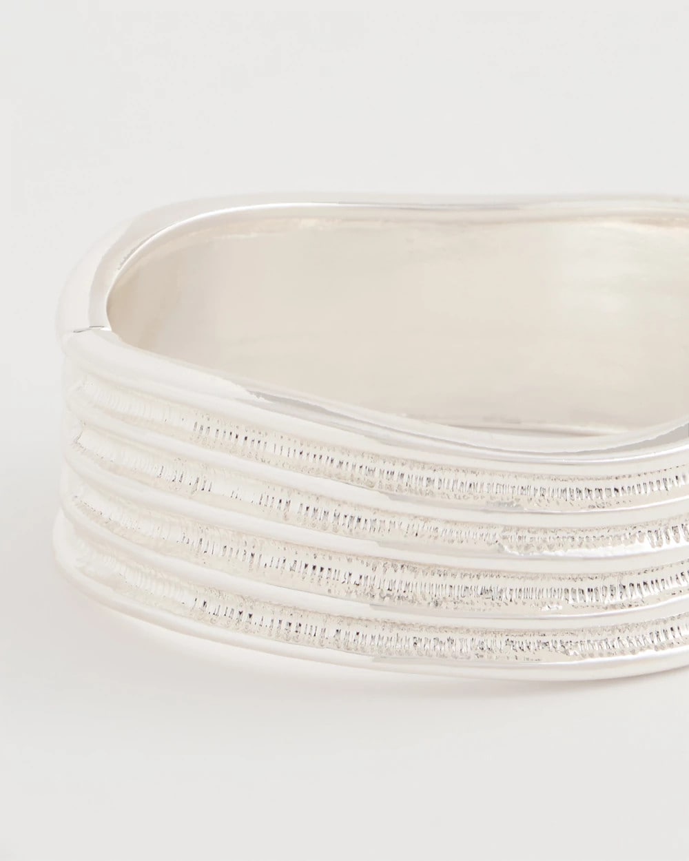 Chico's Value - Silvertone Cuff Bracelet Silver