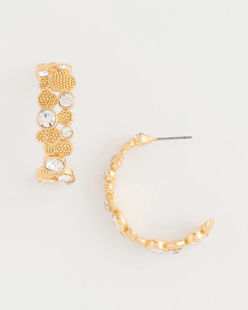 Chico's Sale - Sea Foam Hoop Earrings Gold