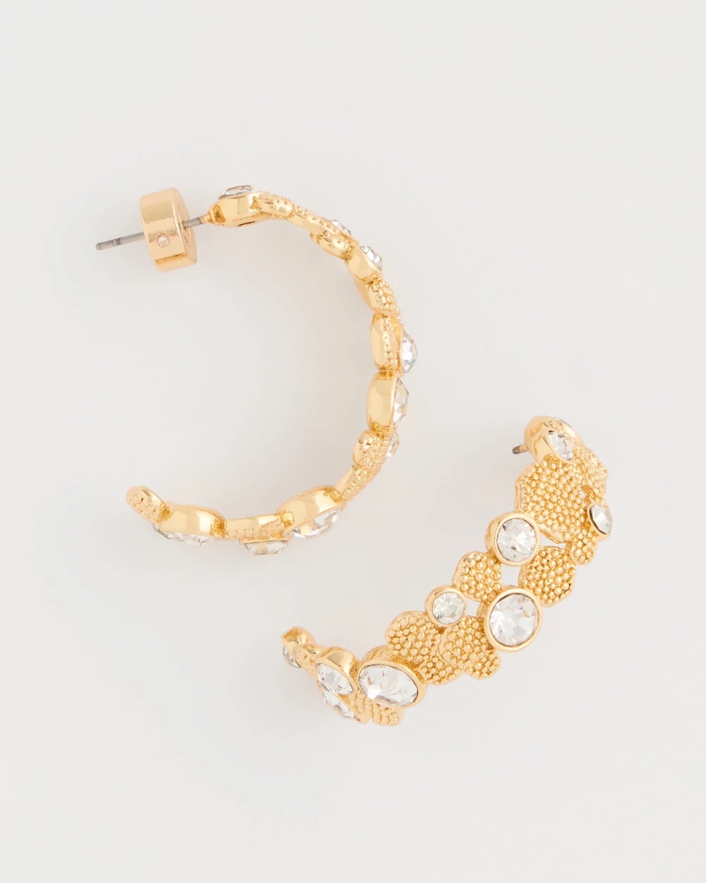 Chico's Sale - Sea Foam Hoop Earrings Gold