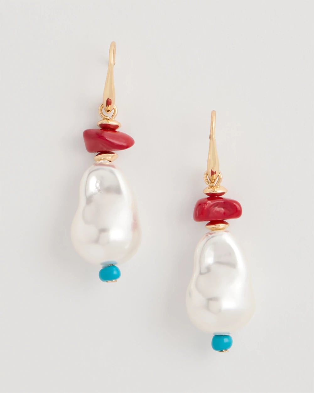 Chico's Sale - Beaded Linear Drop Earrings Multi