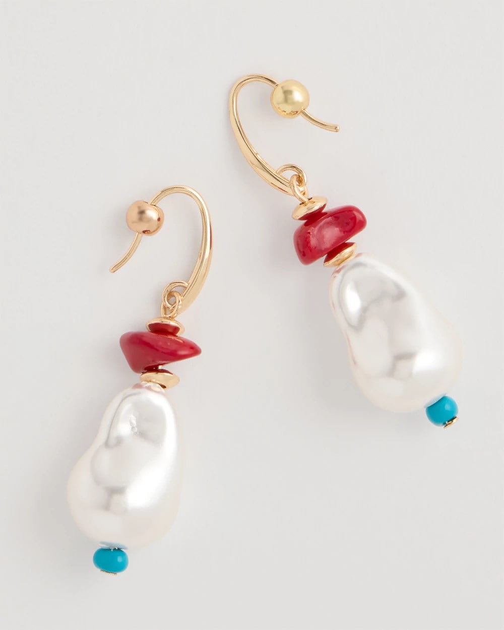 Chico's Sale - Beaded Linear Drop Earrings Multi