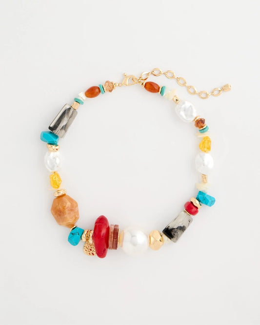 Chico's Sale - Chico's Originals Short Beaded Necklace Multi