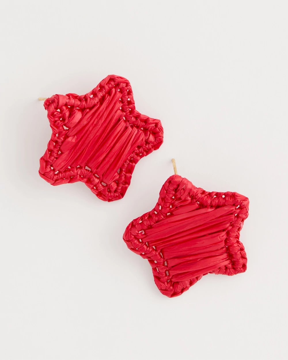 Chico's Value - Americana Red Star Stud Earrings Red